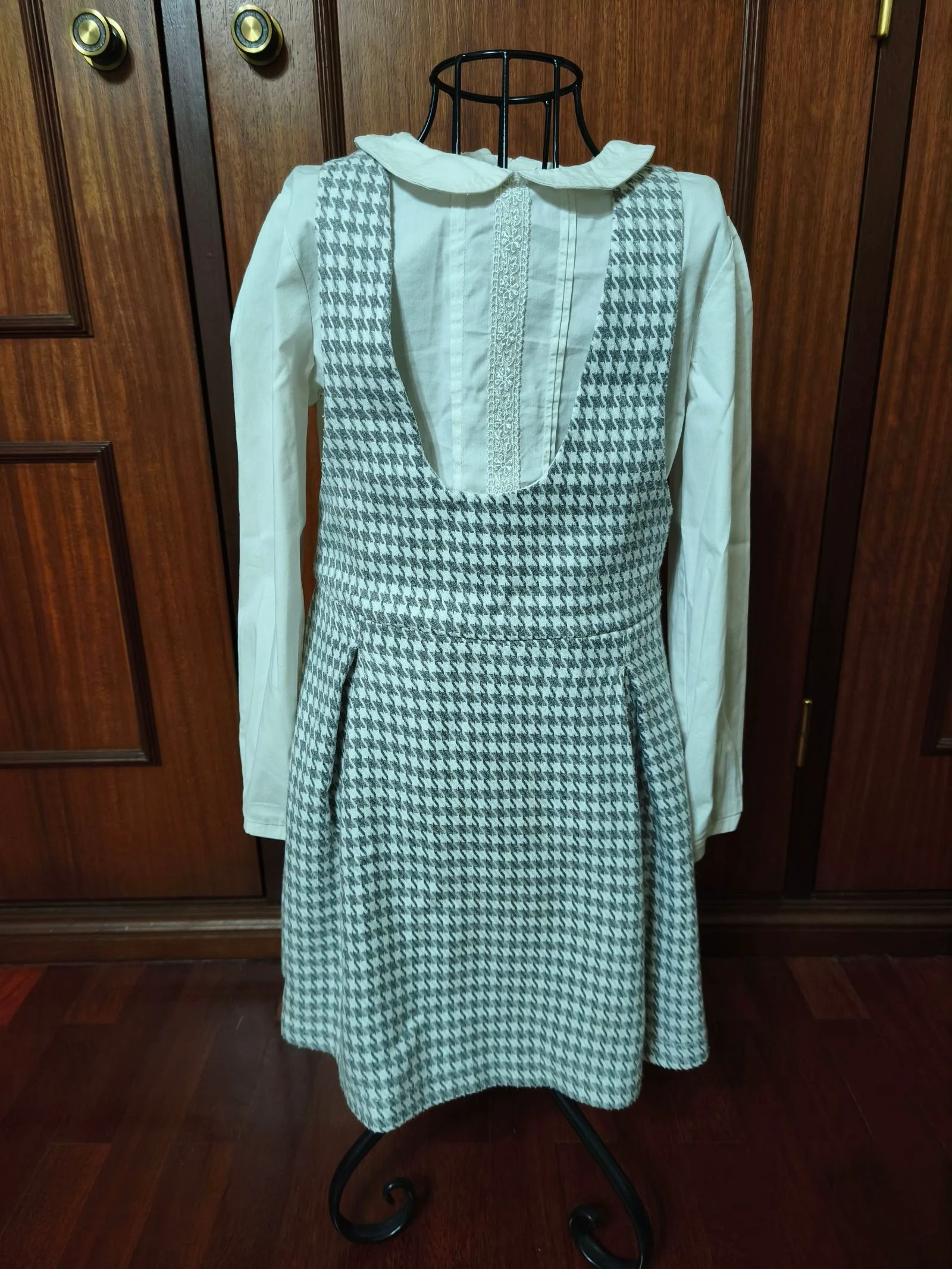Conjunto Mayoral – Vestido Jardineira e Blusa | Bata Salopette / Chasuble et Blouse – photo 4
